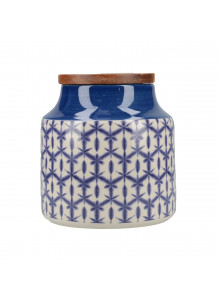 Mikasa Drift Storage Jar Blue