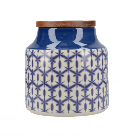 Mikasa Drift Storage Jar Blue