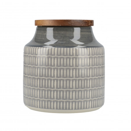 Mikasa Drift Storage Jar Grey