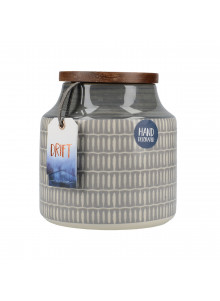 Mikasa Drift Storage Jar Grey