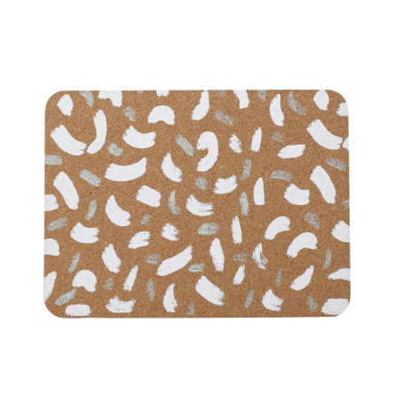 Creative Tops Cork Placemats, Set of 4, Terrazzo Design