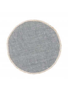 Creative Tops Round Jute Placemats, Set of 4, Grey