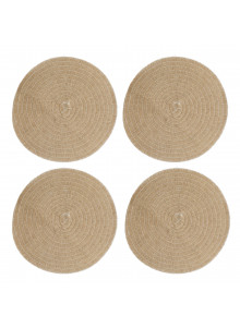 Creative Tops Set of 4 Natural Jute Placemats