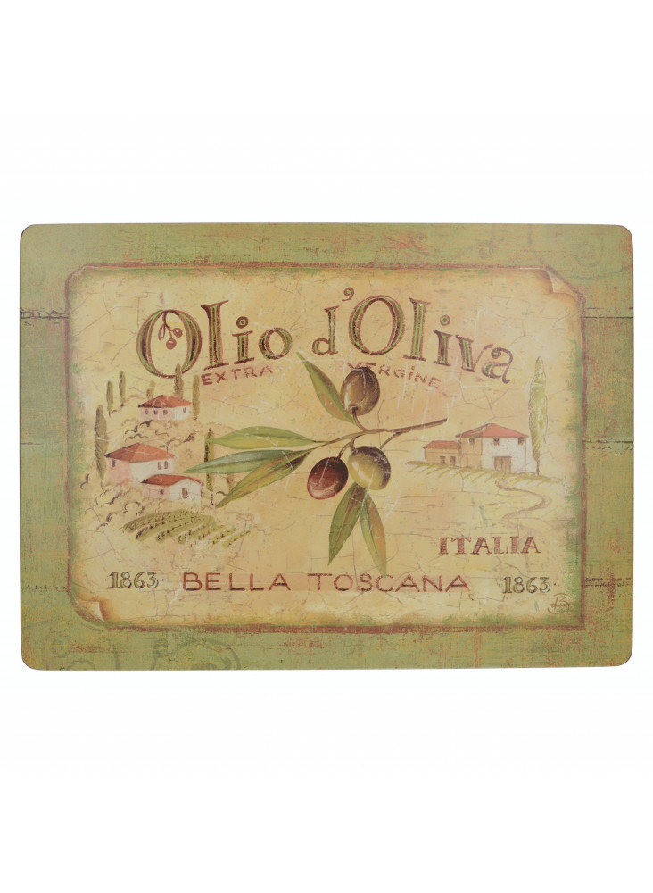 Creative Tops Olio D'Oliva Pack Of 4 Large Premium Placemats