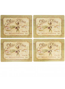 Creative Tops Olio D'Oliva Pack Of 4 Large Premium Placemats