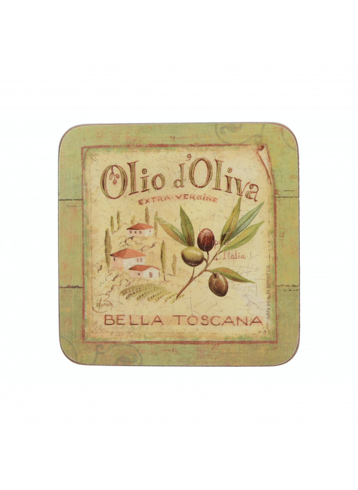 Creative Tops Olio D'Oliva Pack Of 6 Premium Coasters