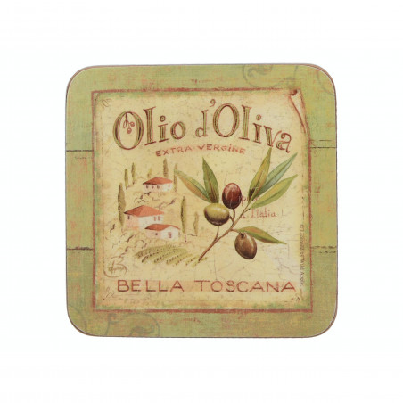 Creative Tops Olio D'Oliva Pack Of 6 Premium Coasters