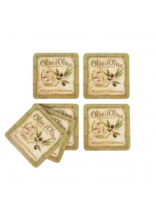 Creative Tops Olio D'Oliva Pack Of 6 Premium Coasters