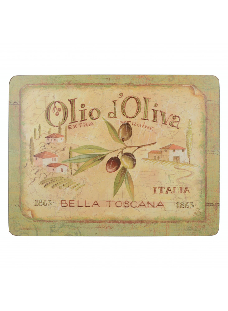 Creative Tops Olio D'Oliva Pack Of 6 Premium Placemats