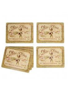 Creative Tops Olio D'Oliva Pack Of 6 Premium Placemats