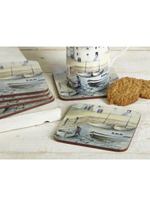 Creative Tops Cornish Harbour Pack Of 6 Premium Coasters