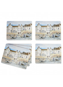 Creative Tops Cornish Harbour Pack Of 6 Premium Placemats