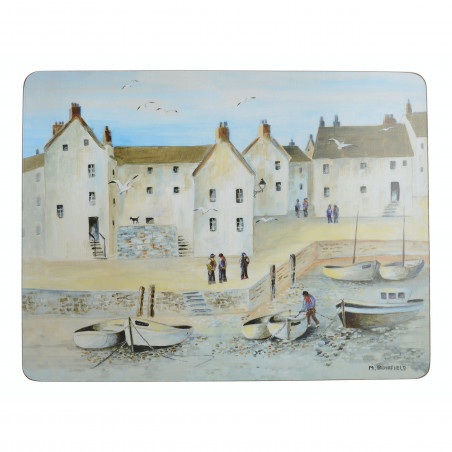 Creative Tops Cornish Harbour Pack Of 6 Premium Placemats