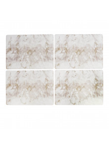 Creative Tops Grey Marble Design Pack Of 4 Large Premium Placemats