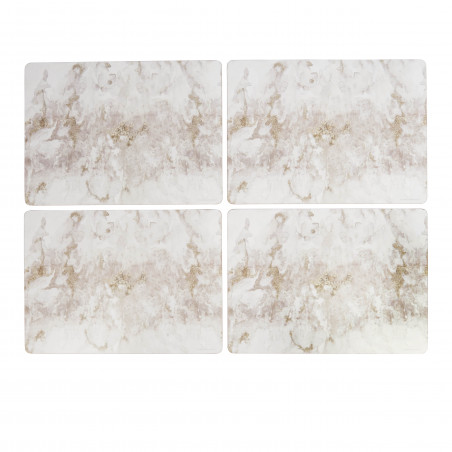 Creative Tops Grey Marble Design Pack Of 4 Large Premium Placemats