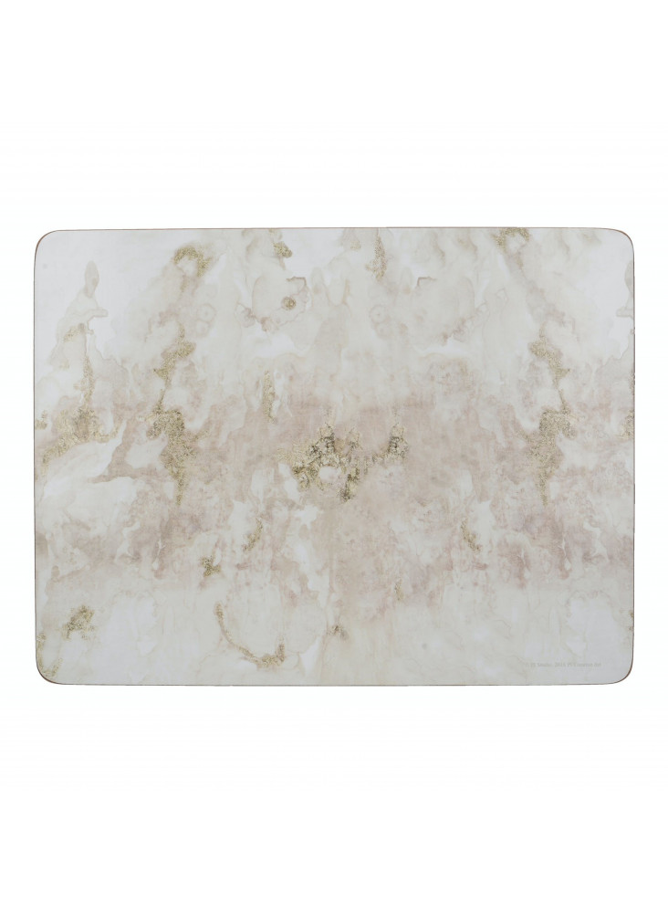 Creative Tops Grey Marble Design Pack Of 6 Premium Placemats