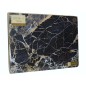 Creative Tops Navy Marble Design Pack Of 4 Large Premium Placemats