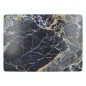 Creative Tops Navy Marble Design Pack Of 4 Large Premium Placemats