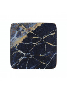 Creative Tops Navy Marble Design Pack Of 6 Premium Coasters