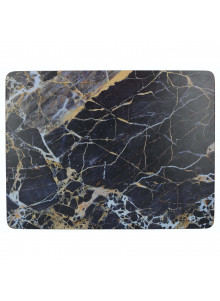 Creative Tops Navy Marble Design Pack Of 6 Premium Placemats