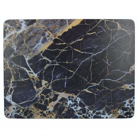 Creative Tops Navy Marble Design Pack Of 6 Premium Placemats