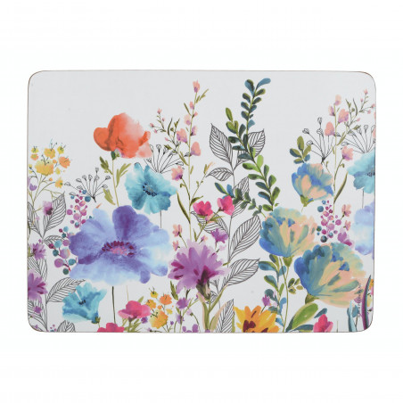 Creative Tops Meadow Floral Pack Of 6 Placemats