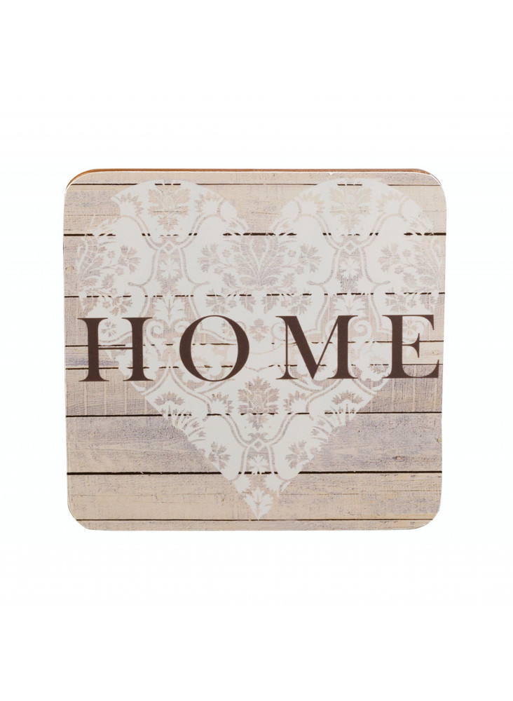 Everyday Home Home Pack Of 4 Coasters