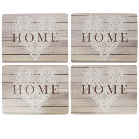 Everyday Home Home Pack Of 4 Placemats