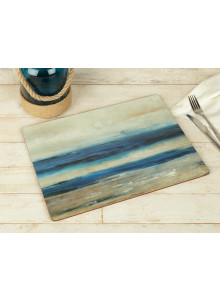 Creative Tops Blue Absract Pack Of 4 Large Premium Placemats