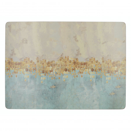 Creative Tops Golden Reflections Pack Of 4 Large Premium Placemats