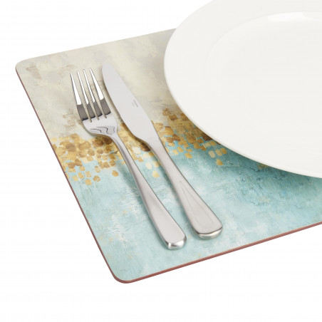 Creative Tops Golden Reflections Pack Of 4 Large Premium Placemats