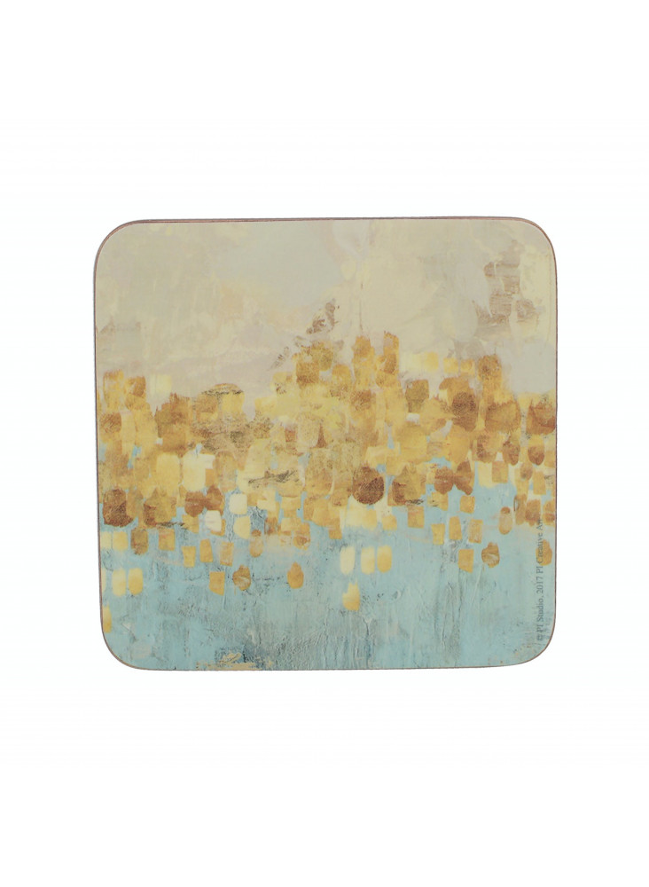 Creative Tops Golden Reflections Pack Of 6 Premium Coasters