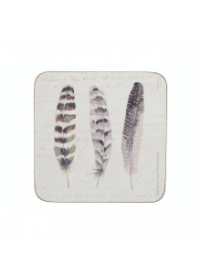 Creative Tops Feathers Pack Of 6 Premium Coasters