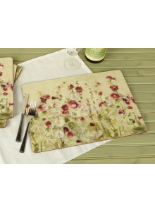 Creative Tops Wild Field Poppies Pack Of 4 Large Premium Placemats