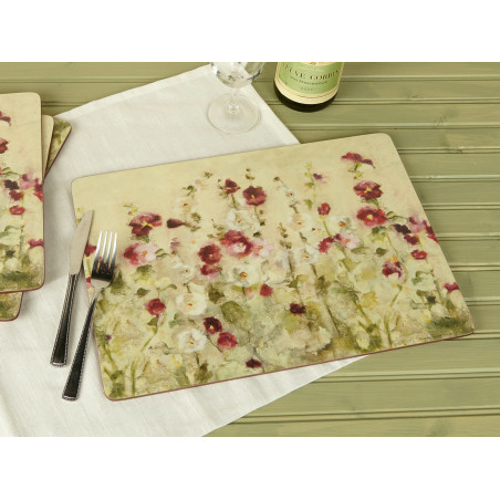 Creative Tops Wild Field Poppies Pack Of 4 Large Premium Placemats