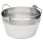 Home Made Stainless Steel 9 Litre Maslin Pan with Handle