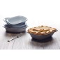 Living Nostalgia Enamel Oblong 16cm Pie Dish