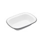 Living Nostalgia Enamel Oblong 20cm Pie Dish