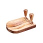 Natural Elements Acacia Wood Hachoir Set