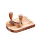 Natural Elements Acacia Wood Hachoir Set