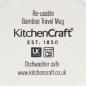 KitchenCraft 410ml Bamboo Letter "B" Reuseable Mug