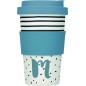 KitchenCraft 410ml Bamboo Letter "M" Reuseable Mug