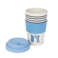 KitchenCraft 410ml Bamboo Letter "M" Reuseable Mug