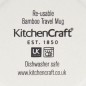 KitchenCraft 410ml Bamboo Letter "X" Reuseable Mug