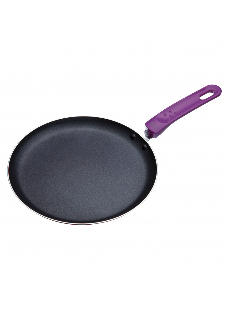 Colourworks Purple Crêpe Pan with Soft Grip Handle