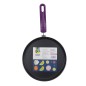 Colourworks Purple Crêpe Pan with Soft Grip Handle