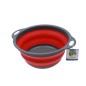 Colourworks Red Collapsible Colander with Handles