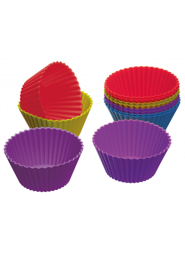 Colourworks Pack of 12 Silicone Cupcake Cases