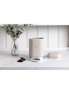 Lovello Latte Cream Textured Coffee Canister