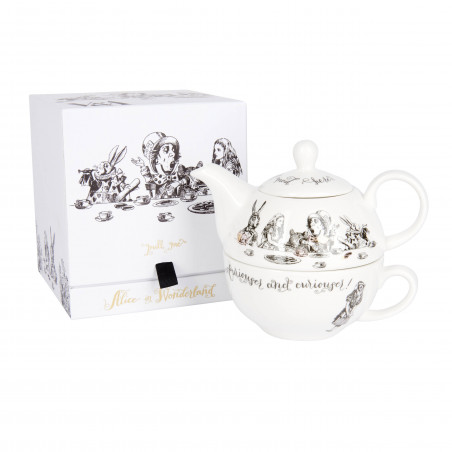 Victoria And Albert Alice In Wonderland Tea for One Teapot